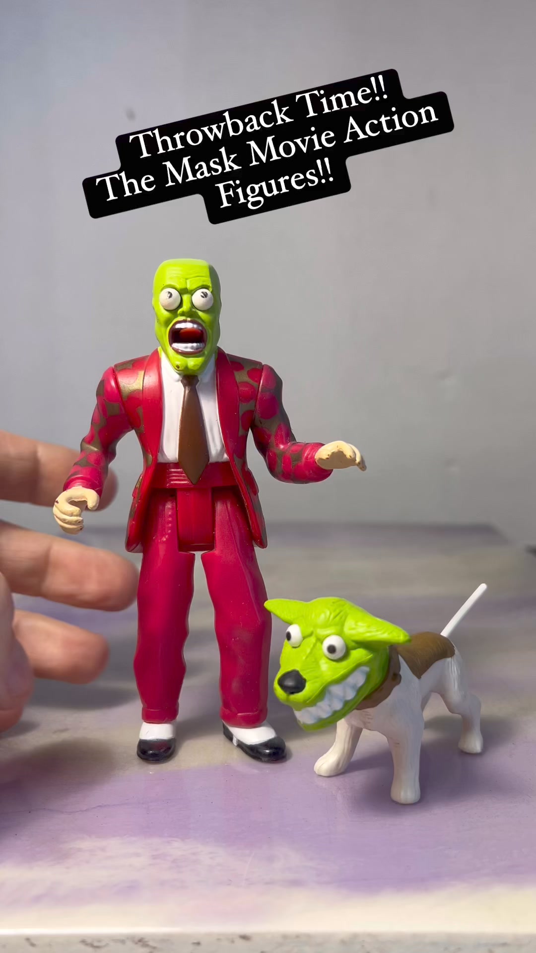 Unboxing a 1997 The Mask Animated Series Belly Busting Mask Action