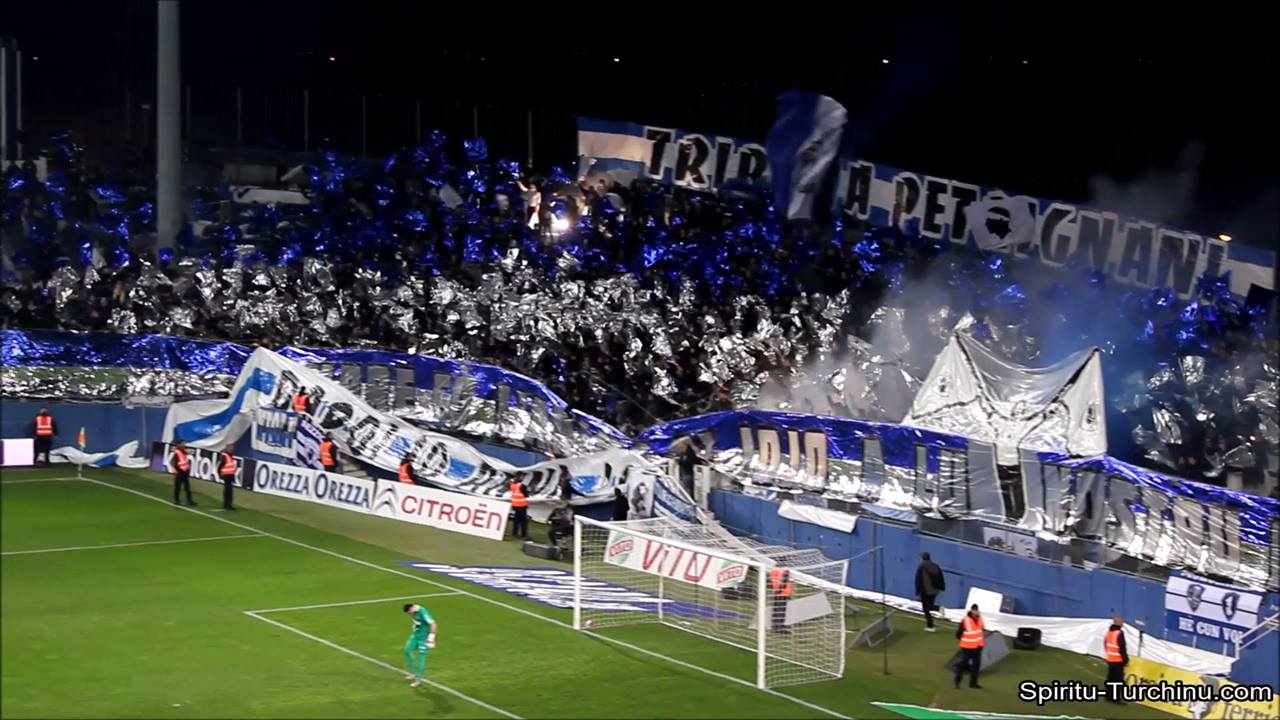 Autocollants Ultra Foot Bastia 1905 Paese Turchinu - Bleu, Club De Foot Corse