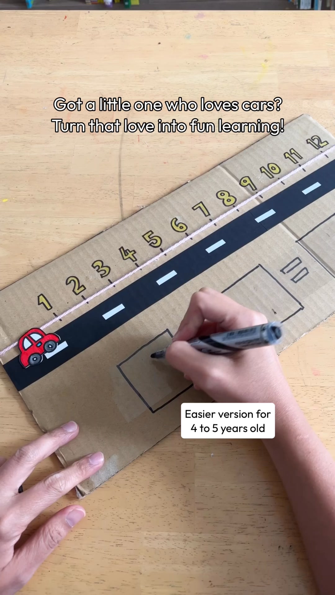 Meet the Number Line Car—a fun, hands-on way to teach counting and ...