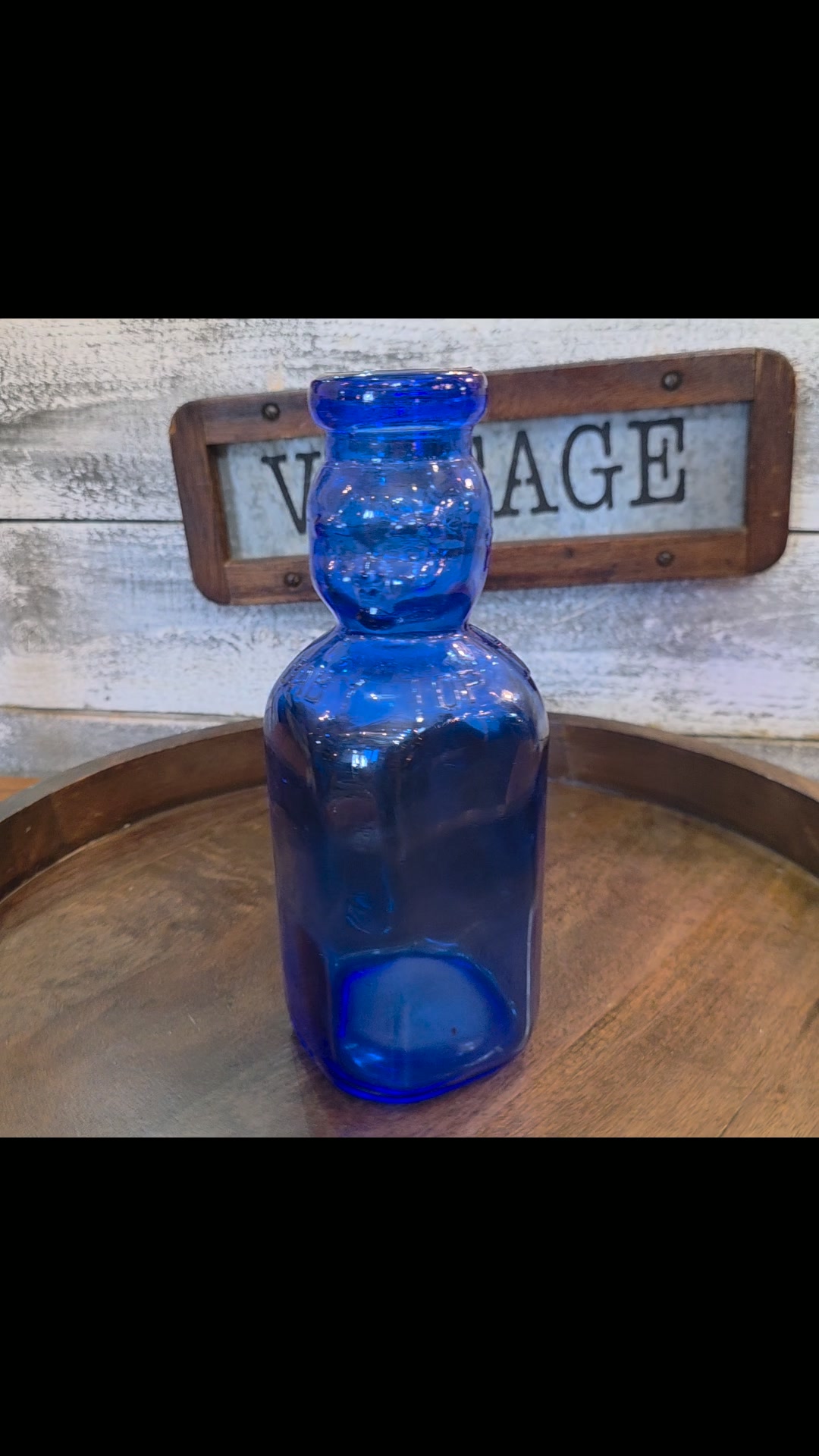 Brookfield Baby Top Dbl Face Creamer Cobalt Blue Creamer Bottle