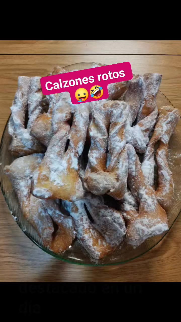 Calzones rotos 🤣 un dulce que grabé hace unos años y están buenísimos ...