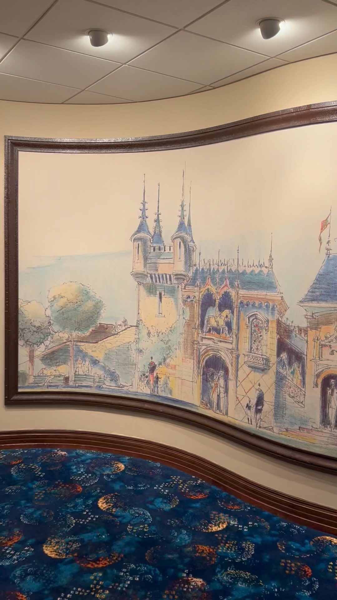You can actually buy a print of the beautiful Disneyland Hotel