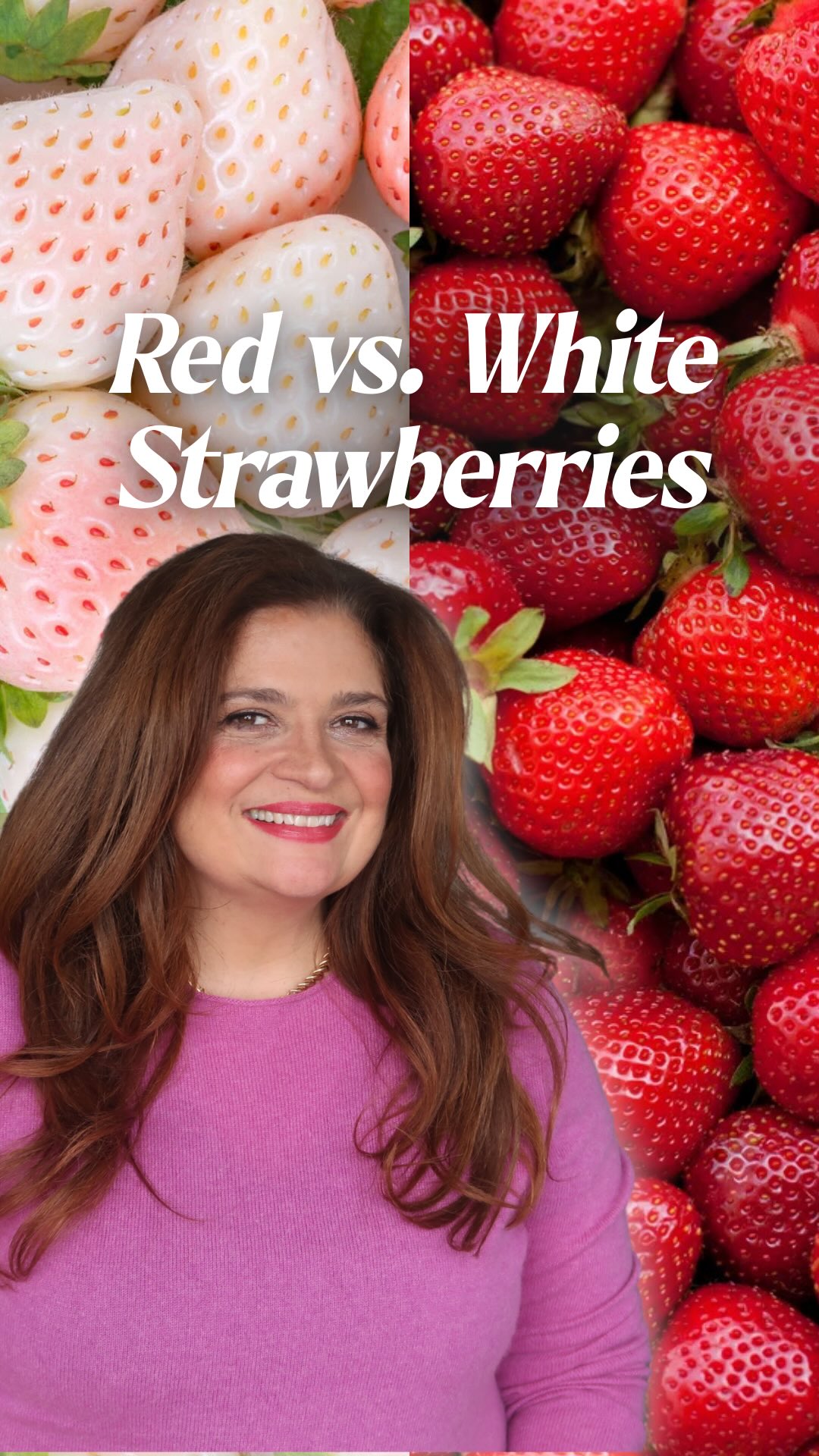 Are you team white strawberry, or team red strawberry? Comment