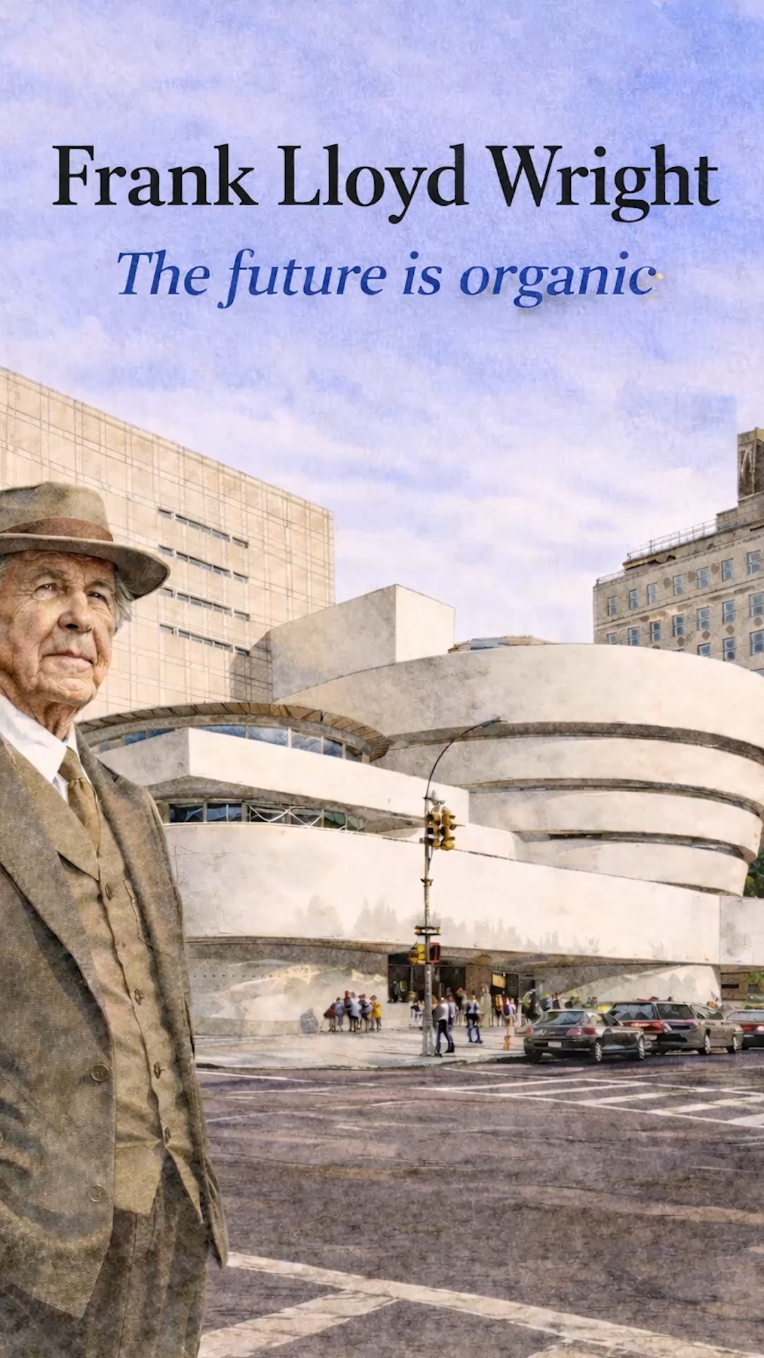 Frank Lloyd Wright imagined architecture as something that could
