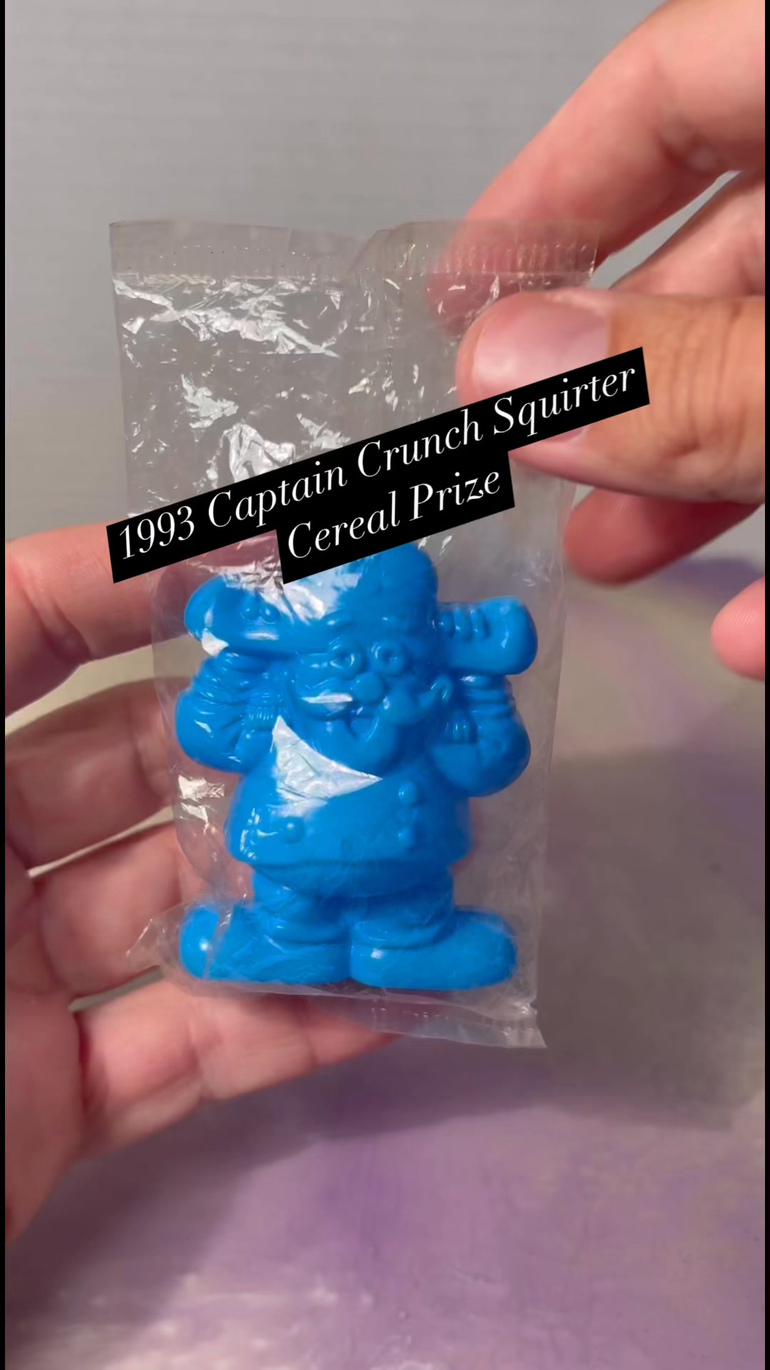 Cereal prizes were so great! 1993 Captain Crunch Squirter Cereal