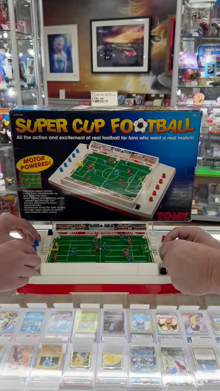 NOW SOLD 🙏 1980's Super Cup / SUPER COOL Football. Made by Tomy