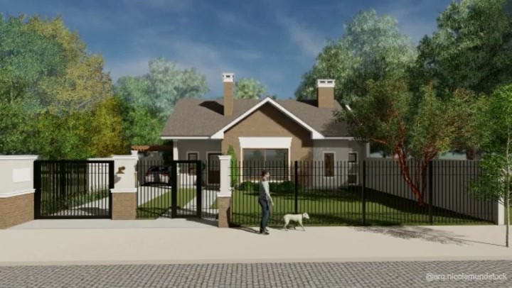 Projeto residencial - CASA GM804 . . . #tijolodedemolição #telhados # ...