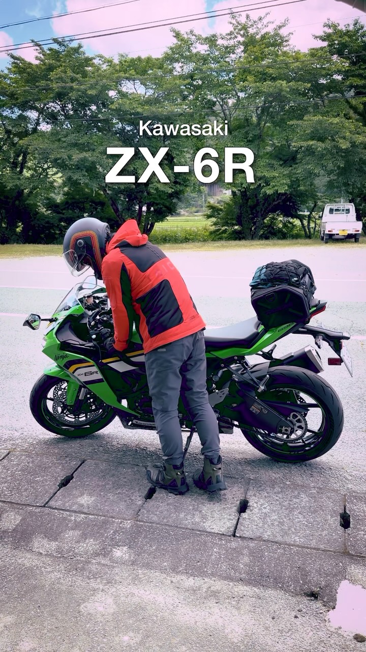 メッシュジャケットで乗るZX-6R #バイク #モトブログ #ツーリング