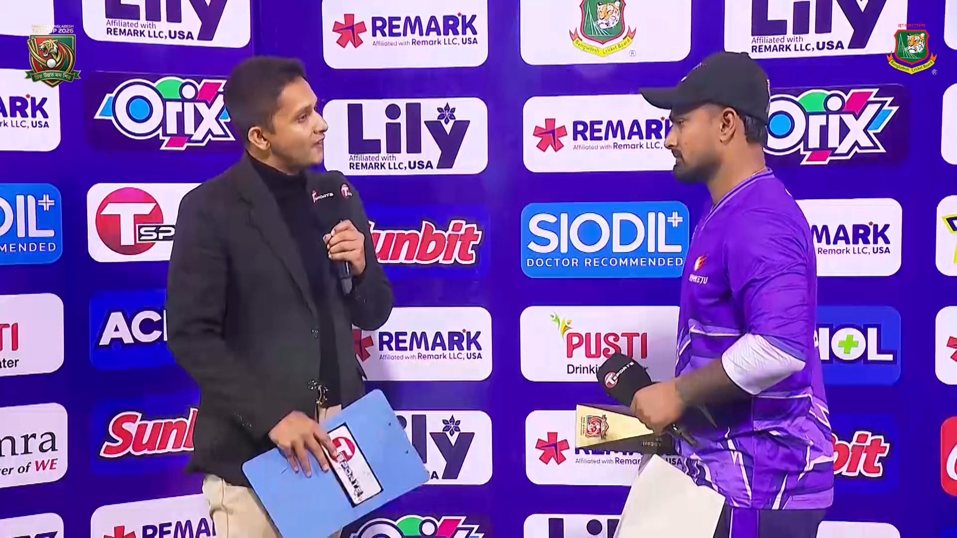 Post-Match Presentation | Dhumketu 🆚 Duronto | ODOMMO Bangladesh T20 ...