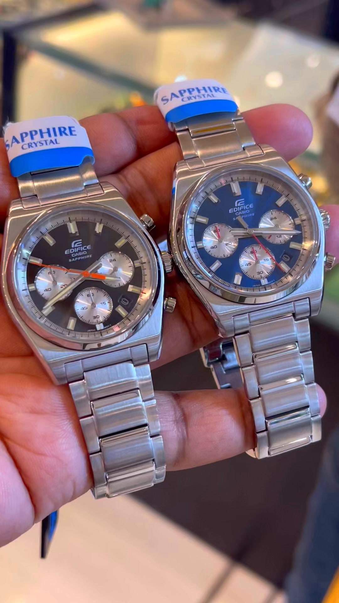Introducing EQS-800CDB Solar-Powered Chronograph with Carbon Fiber