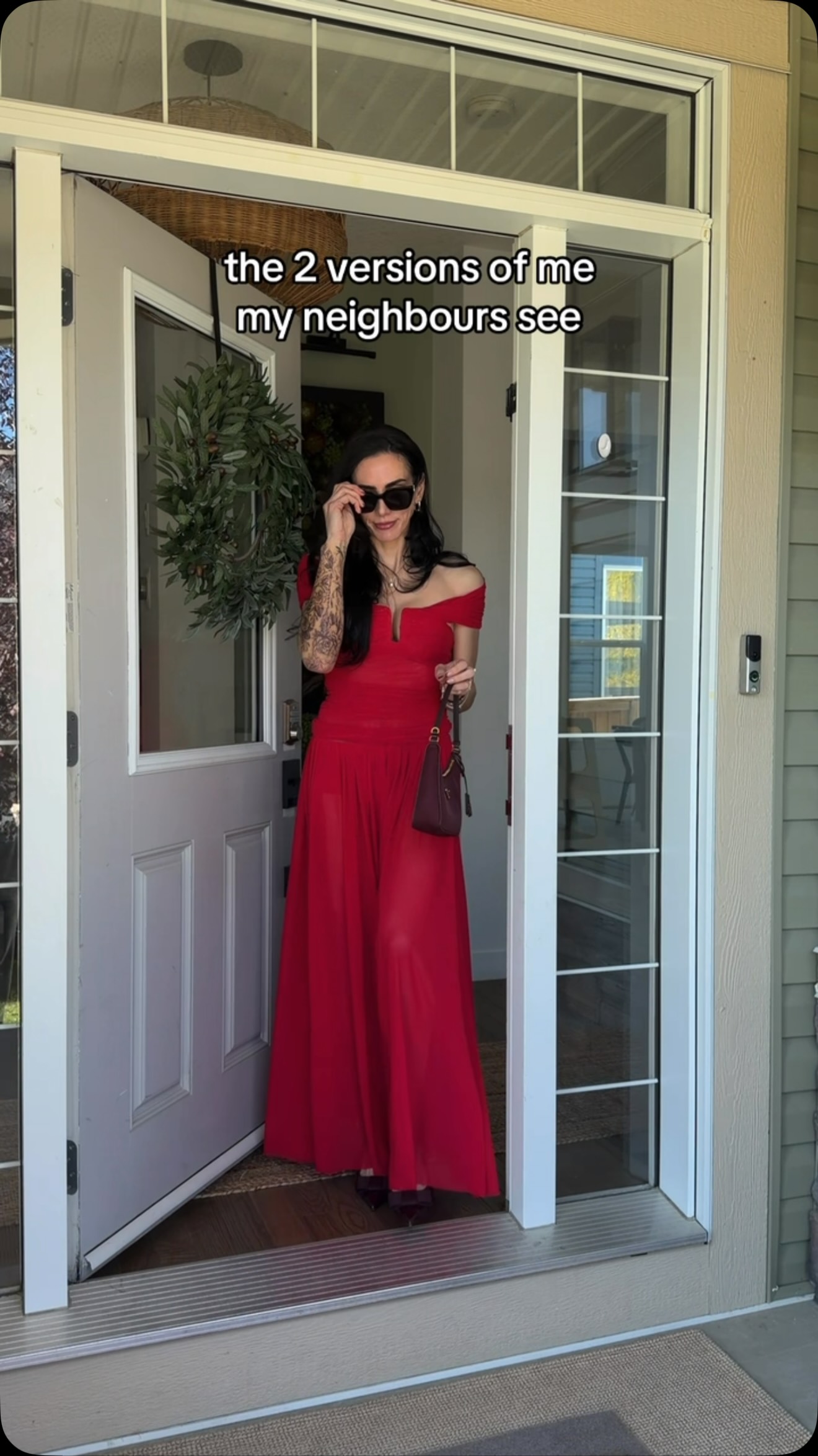 The 2 Versions of Me My Neighbours See: Glam vs Pajamas