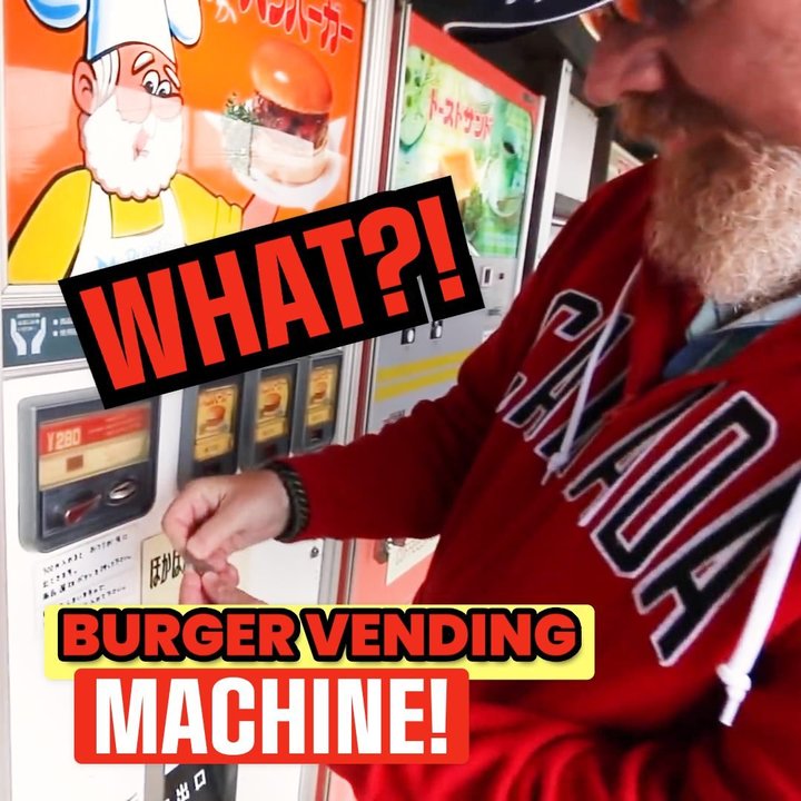 Burger Vending Machine in Japan 🍔🇯🇵 | KBDProductionsTV | Facebook