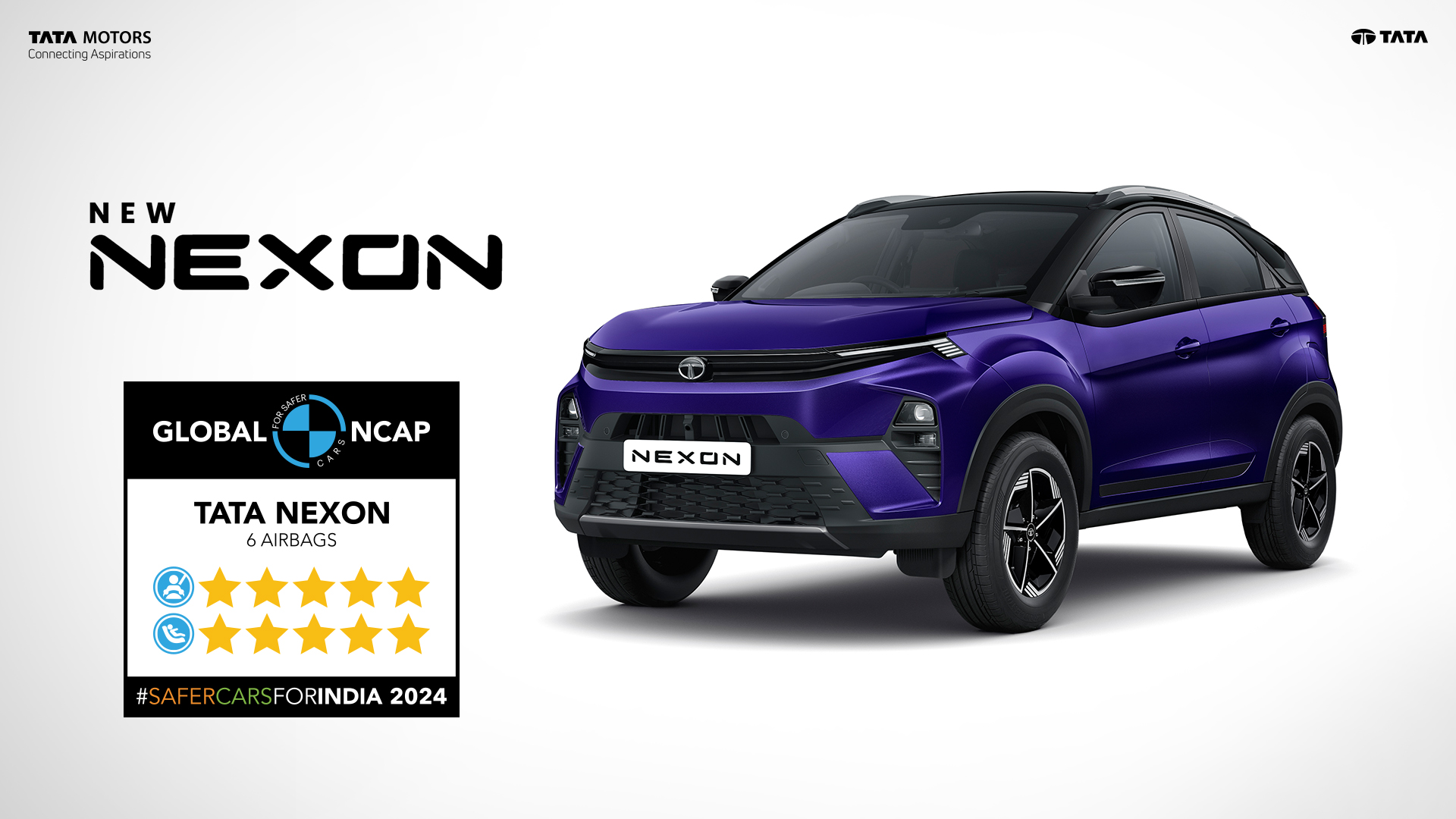 India's first-ever 5-Star GNCAP car... - Tata Motors Cars