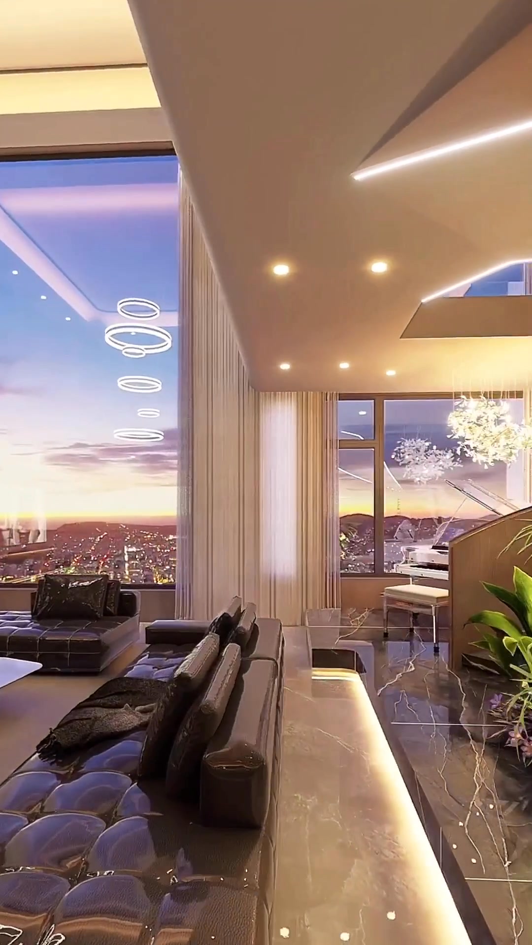 🏡 Discover the beauty of modern house interior design! Clean lines ...