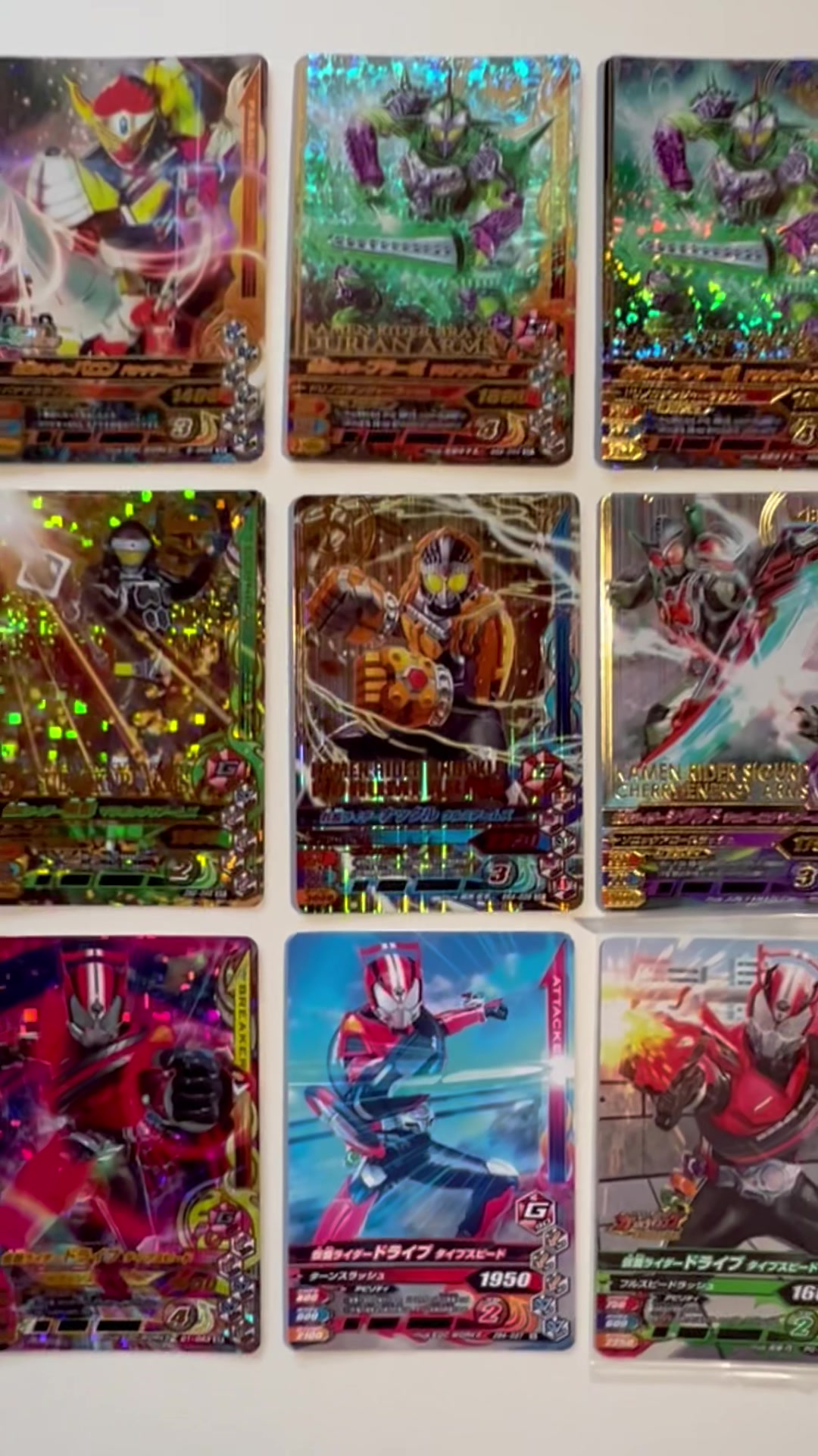 Kamen Rider cards up close and personal (front)! #kamenrider # ...