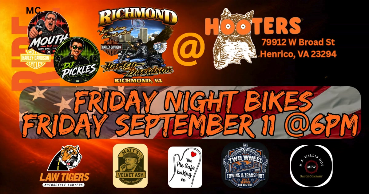 Let's do it again. Bike night at Hooters. Babes, Beer and Bikes