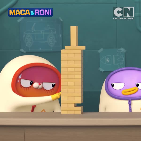 Will Maca finally beat Roni at Jenga? 📺 Maca & Roni, Weekends at 2PM ...
