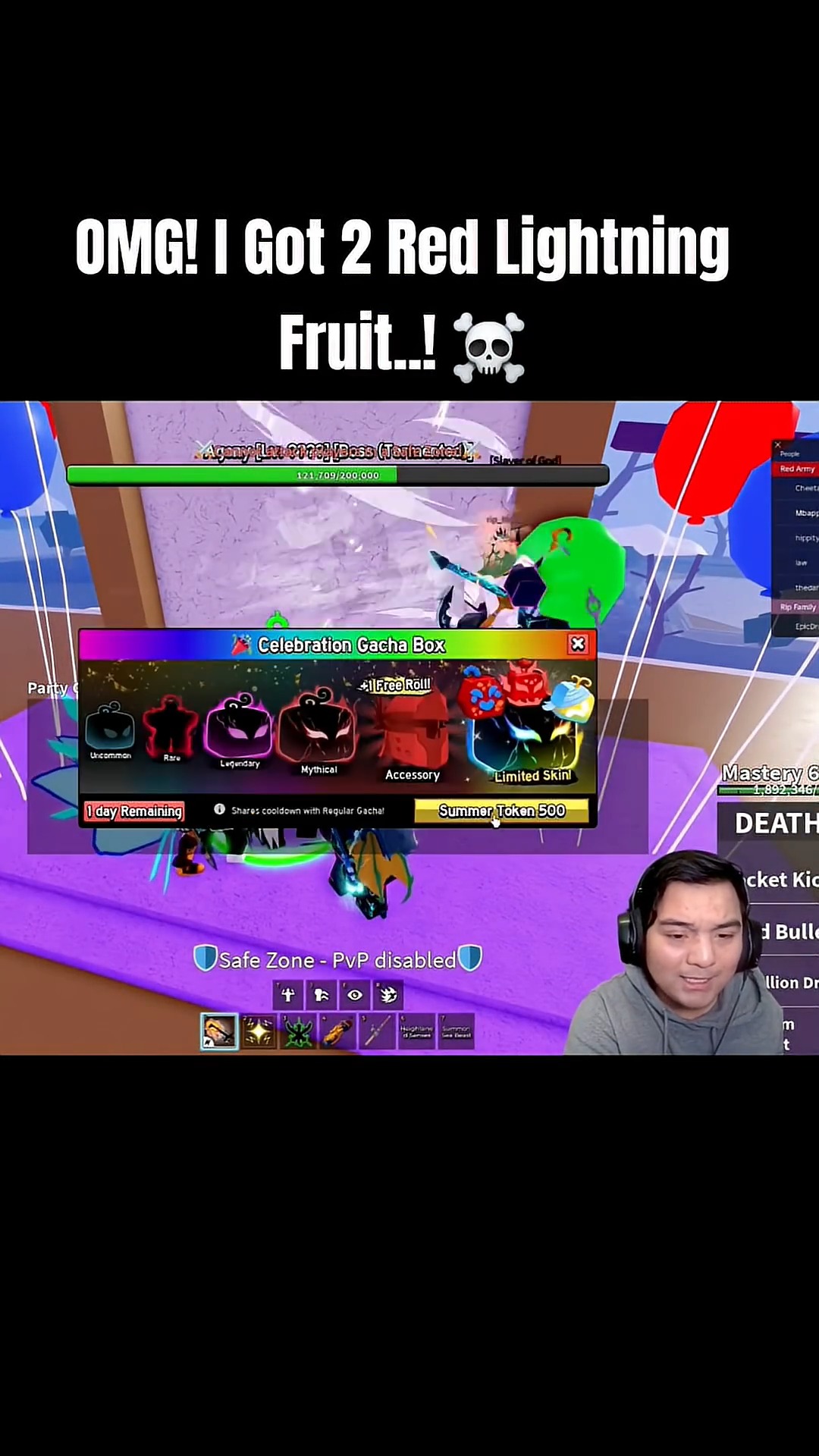 New Lightning Skin - Blox Fruits Roblox #fyp #zioncalebtv #roblox