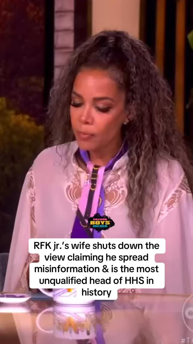 RFK jr.’s wife shuts down the view claiming he spread misinformation ...