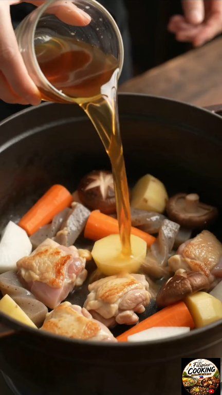 Nimono — 煮物 | Traditional Japanese Simmered Dish 🥢🔥 Enjoy the