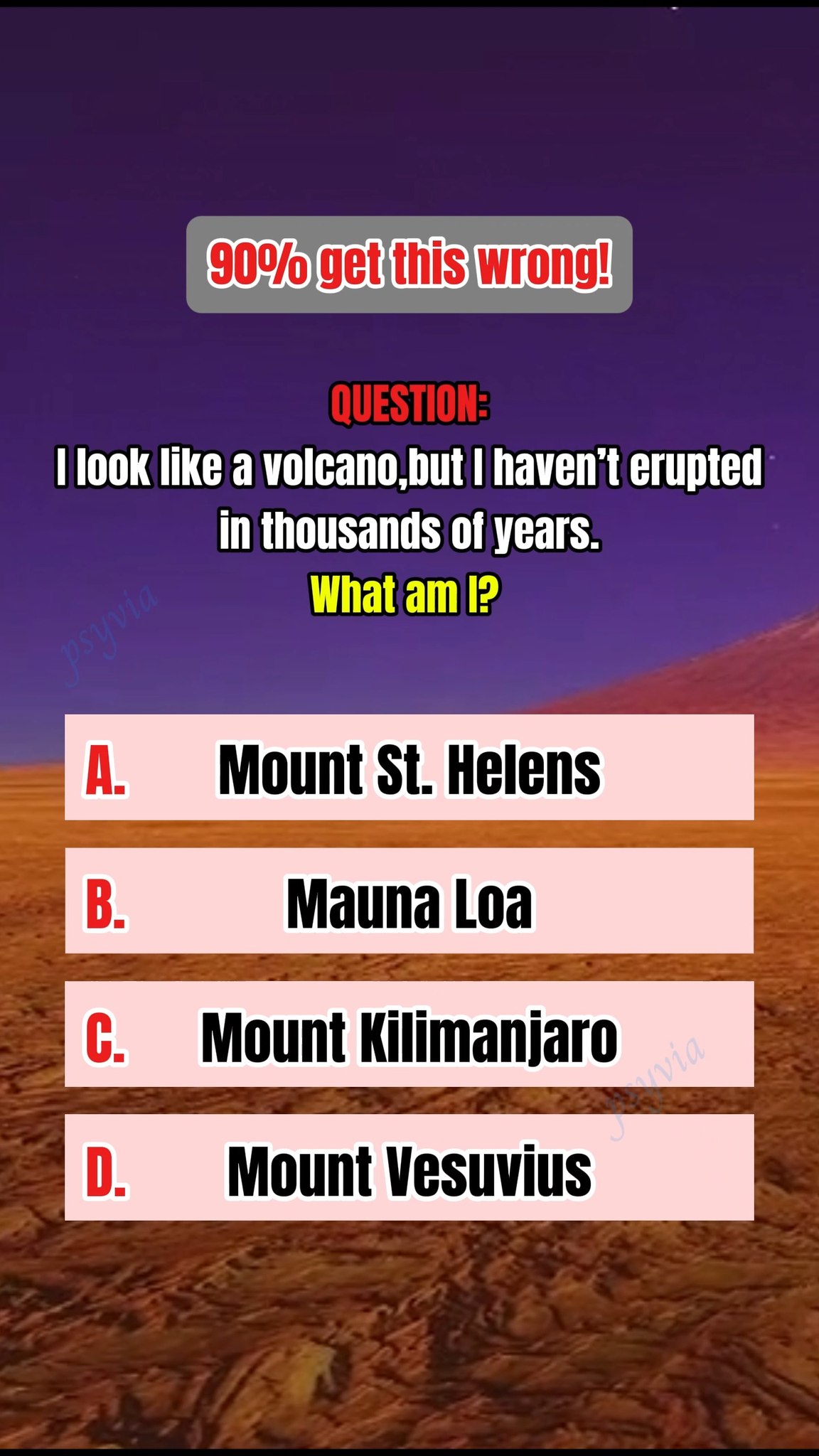 🌋 Riddle: I look like a volcano and have a fiery name, but I haven’t ...