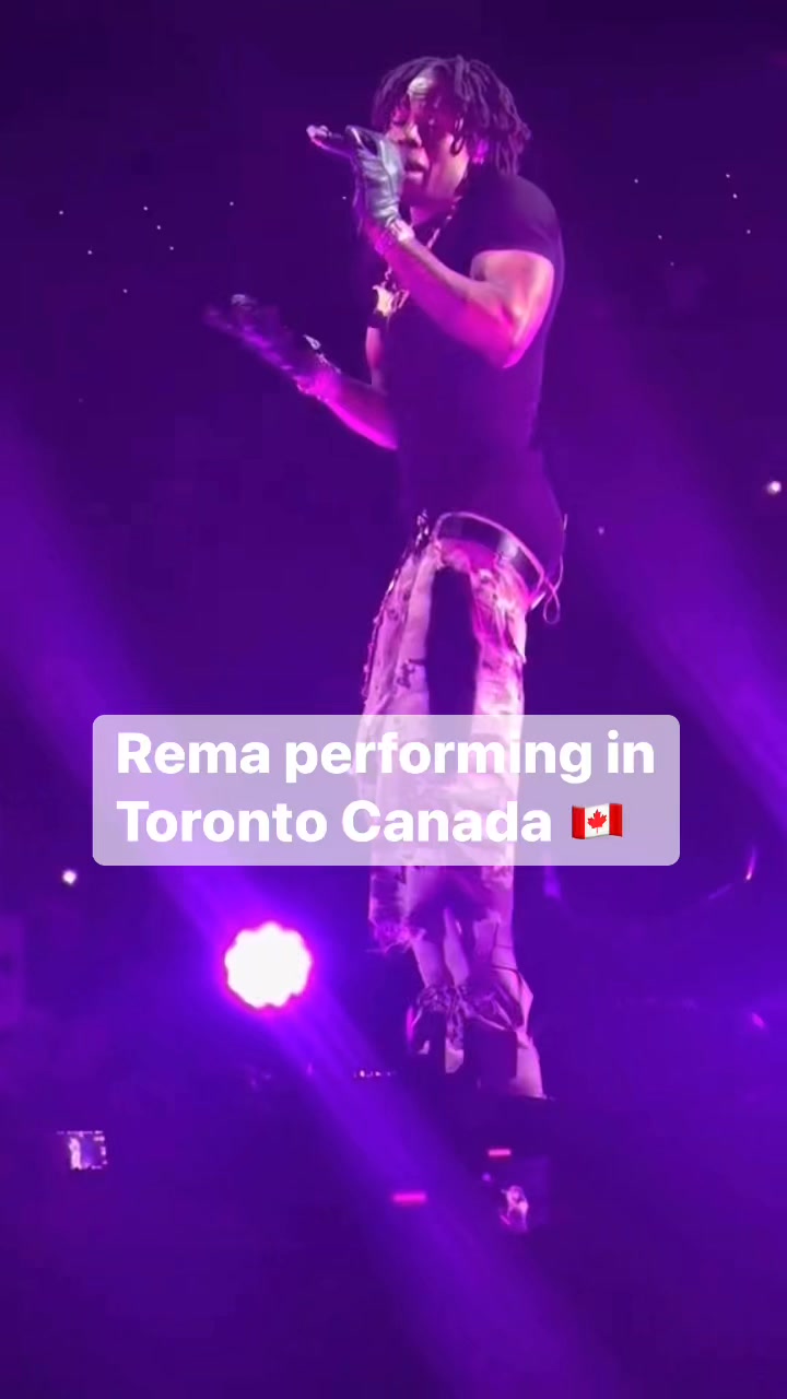 Rema performing in Toronto Canada 🇨🇦 #videoviralシ #fypviralシviral # ...