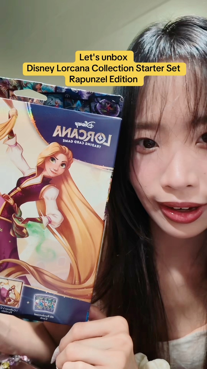 Let's unbox Disney Lorcana Collection Starter Set Rapunzel Edition