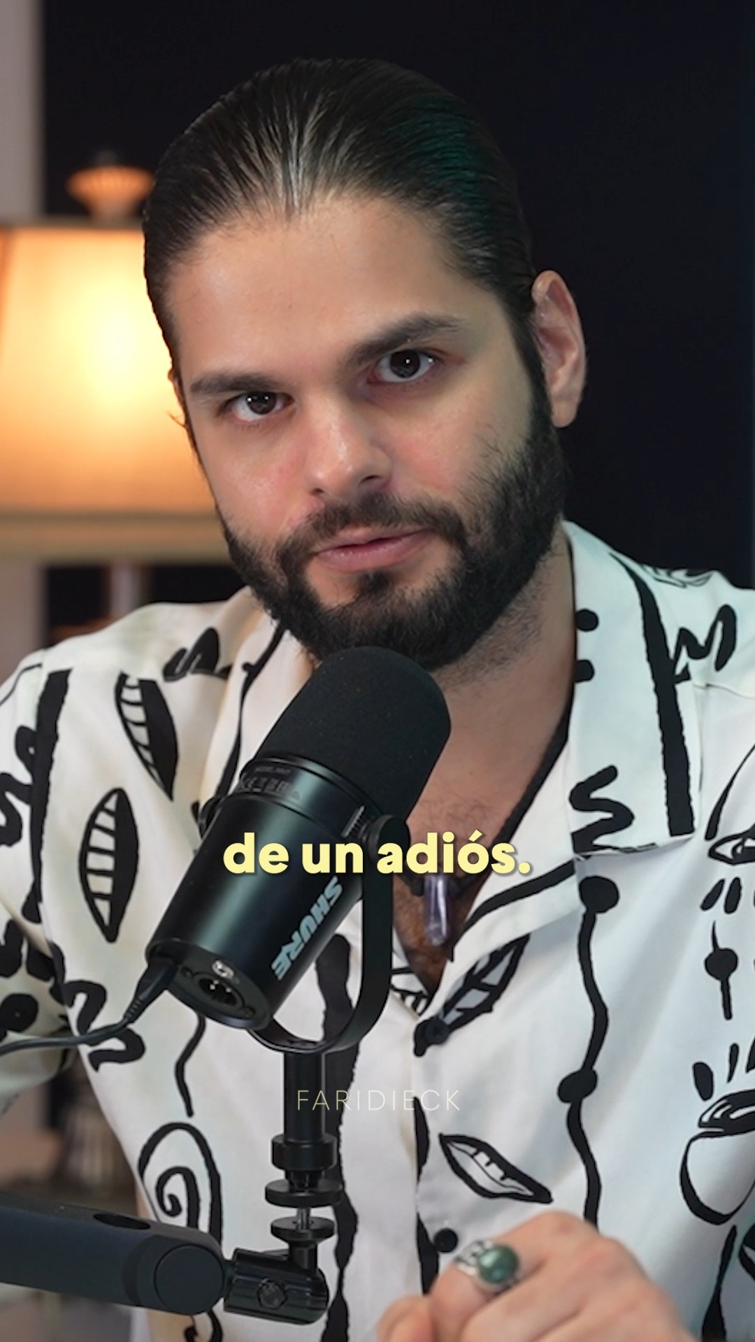 No hay amor verdadero que surja sin la posibilidad de un adiós ...