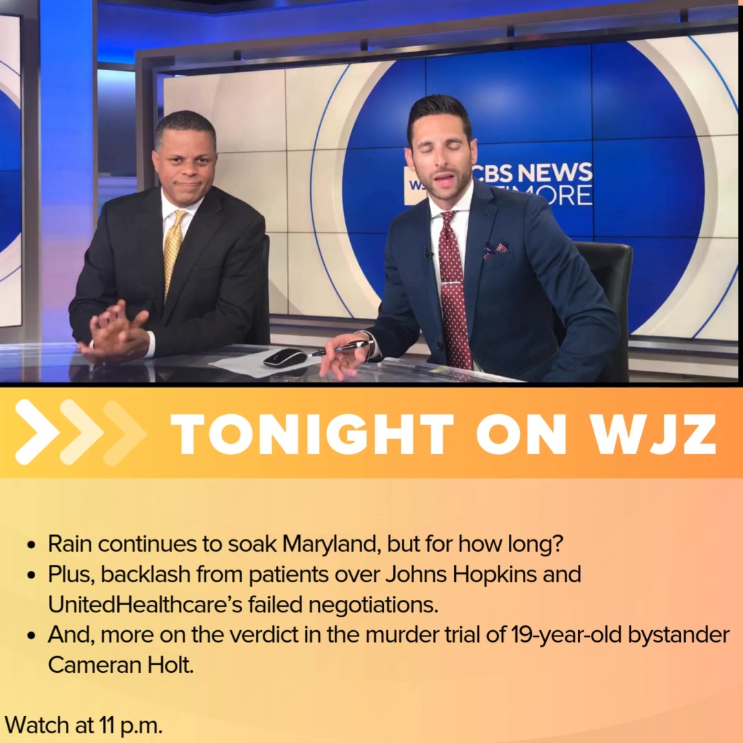 Check out Rick Ritter and Meteorologist Derek Beasley tonight on WJZ ...