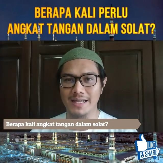 Sembang Kofi Berapa Kali Perlu Angkat Tangan Dalam Solat Facebook