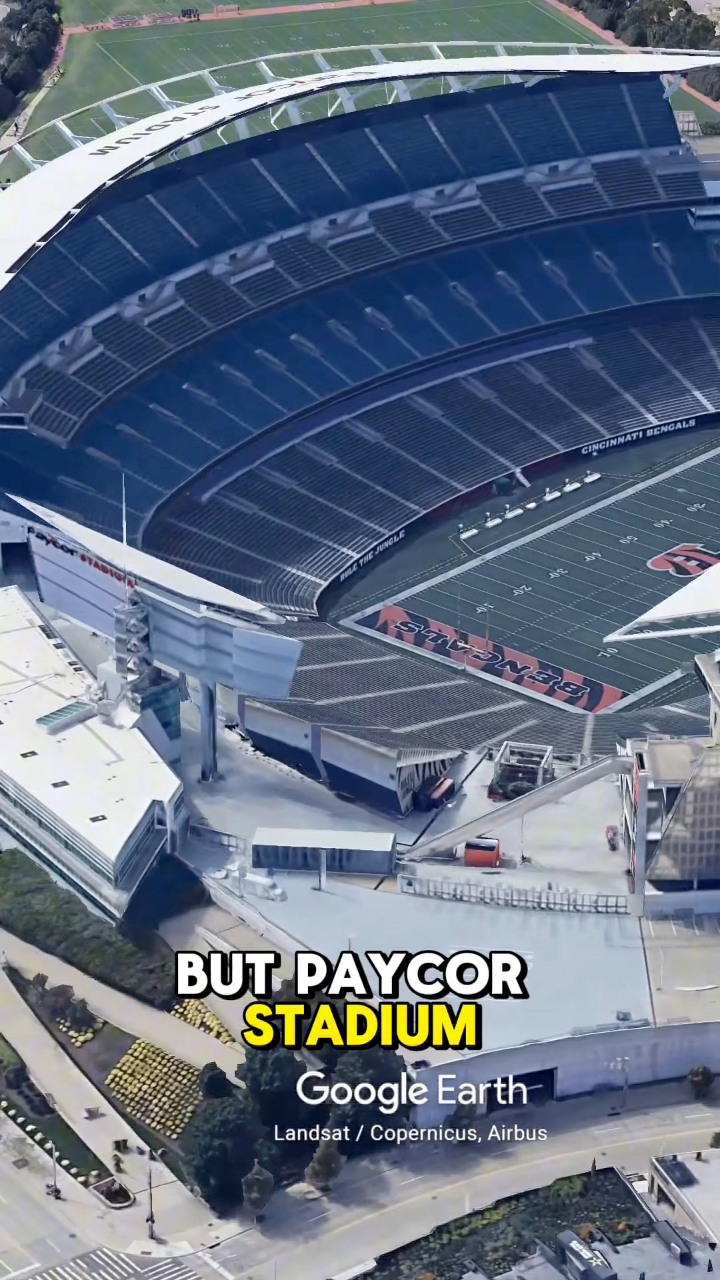 The NFL’s most unique stadium #paycorstadium #cincinnati #bengals #nfl ...