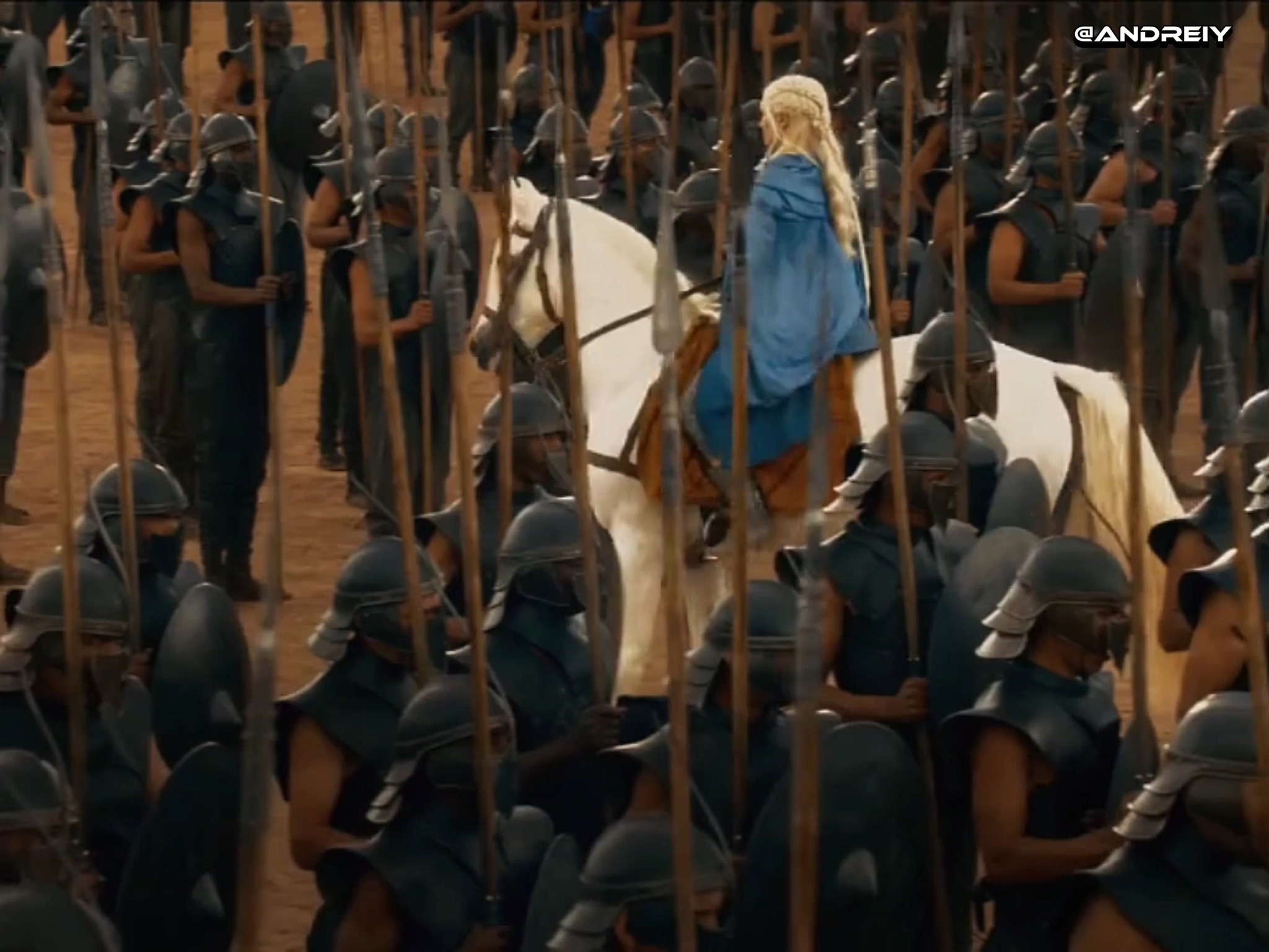 Llegada de Daenerys, Drogon y los Dothraki | La llegada de Daenerys ...
