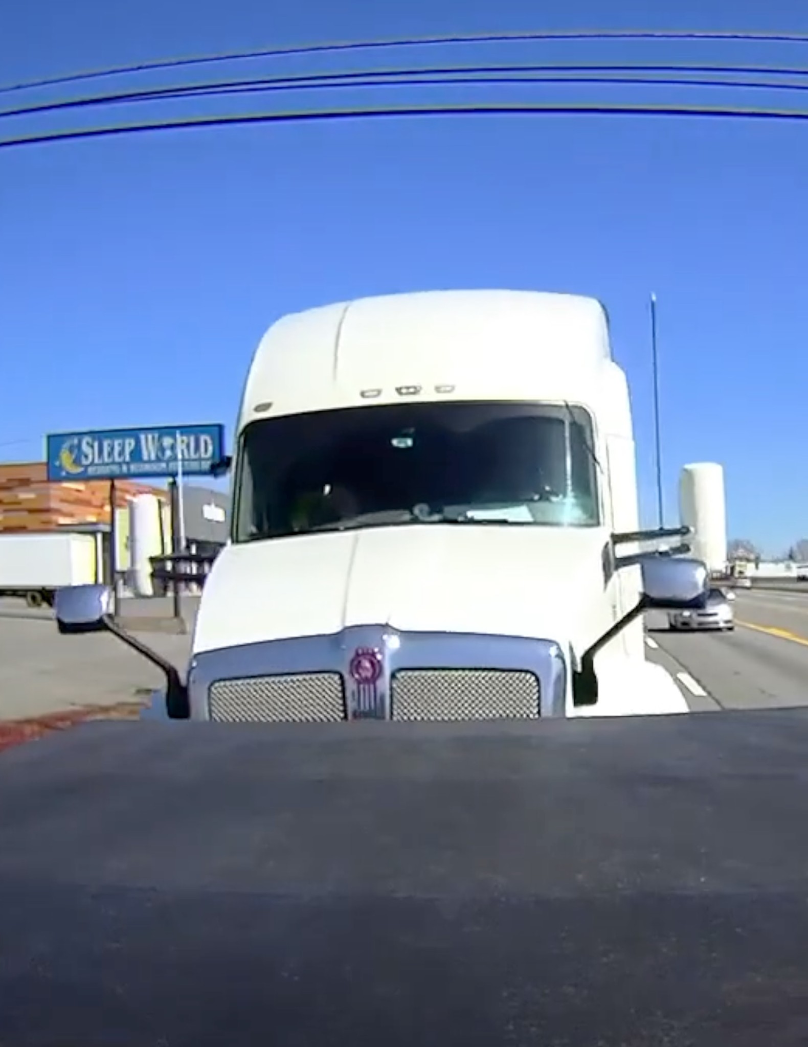 Rear-Ended by Semi at Red Light! #dashcam #semitrucks | Joyous Dashcam ...