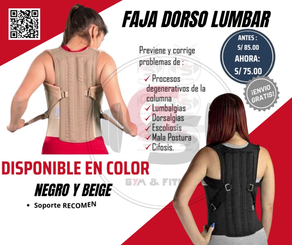 😍CORRIGE TU POSTURA Y ALIVIA EL DOLOR DE ESPALDA😍 💥FAJA DORSO LUMBAR💥 👉 ...