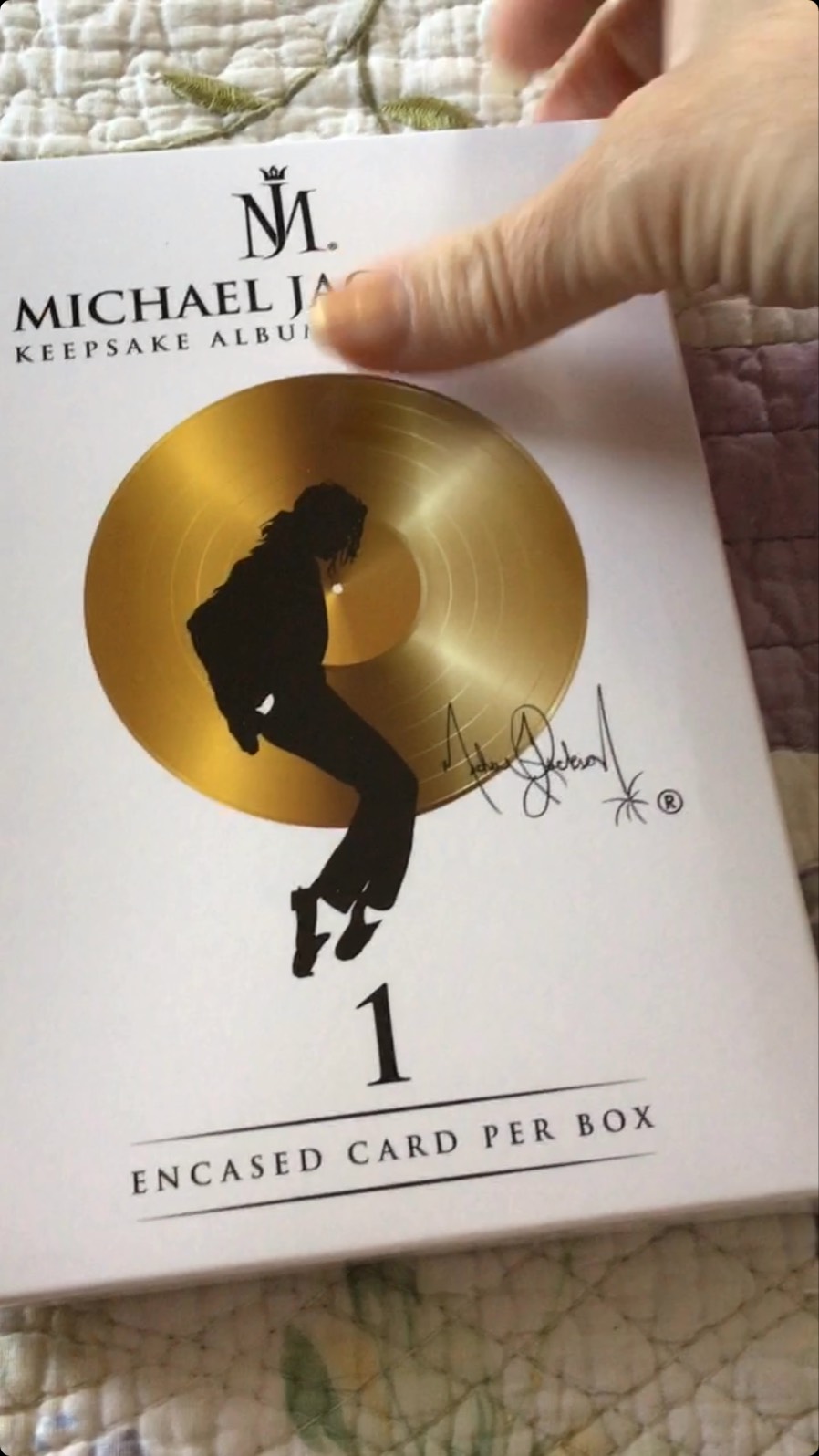 Michael Jackson Keepsake Album Trading Card Collection Signagraph