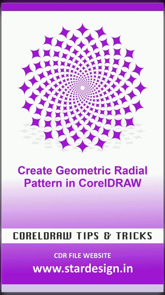 Create Geometric Radial Pattern in CorelDRAW | Easy CorelDRAW Tutorial ...