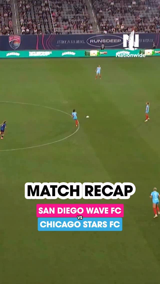 The Wave score SIX goals to clinch playoffs! San Diego Wave vs. Chicago ...