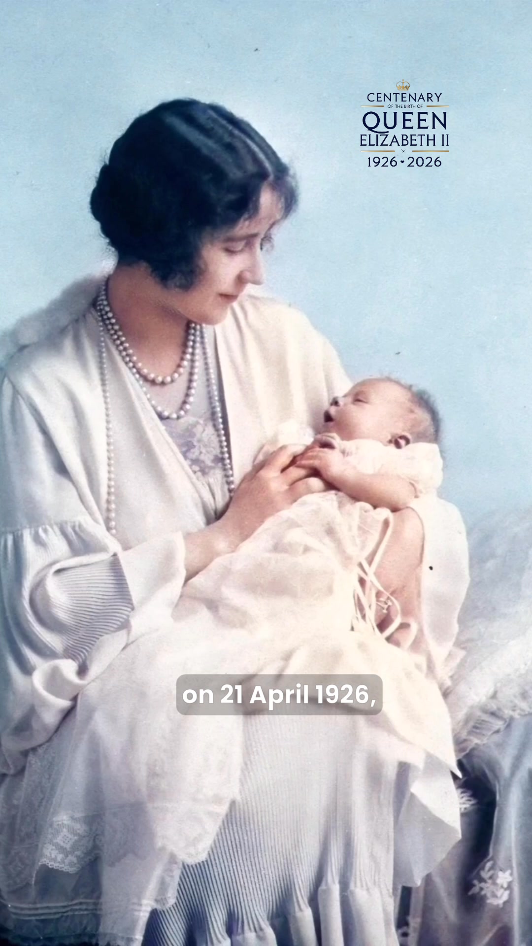 Celebrating the Centenary of the Birth of Queen Elizabeth II A newborn ...