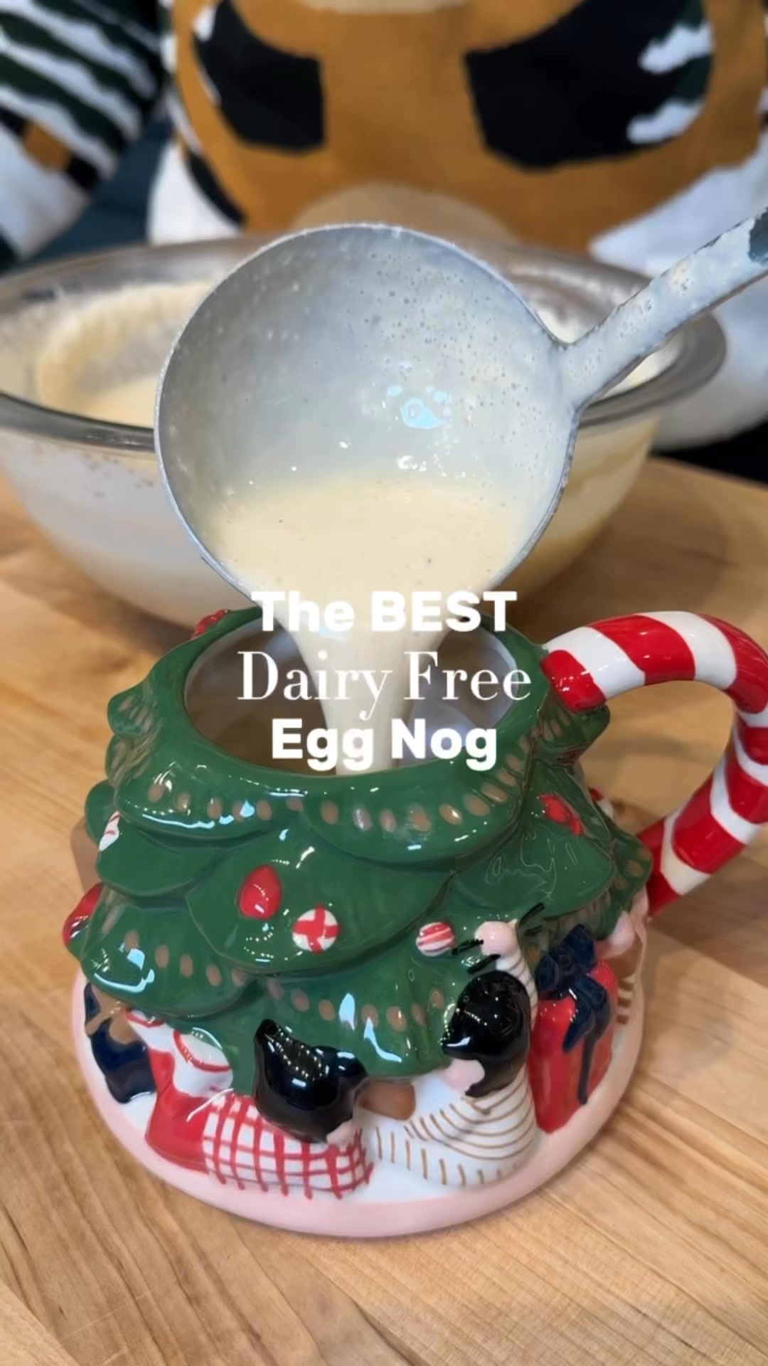 🎄The BEST Dairy Free Egg Nog🎄Make this for the holidays! Recipe is ...