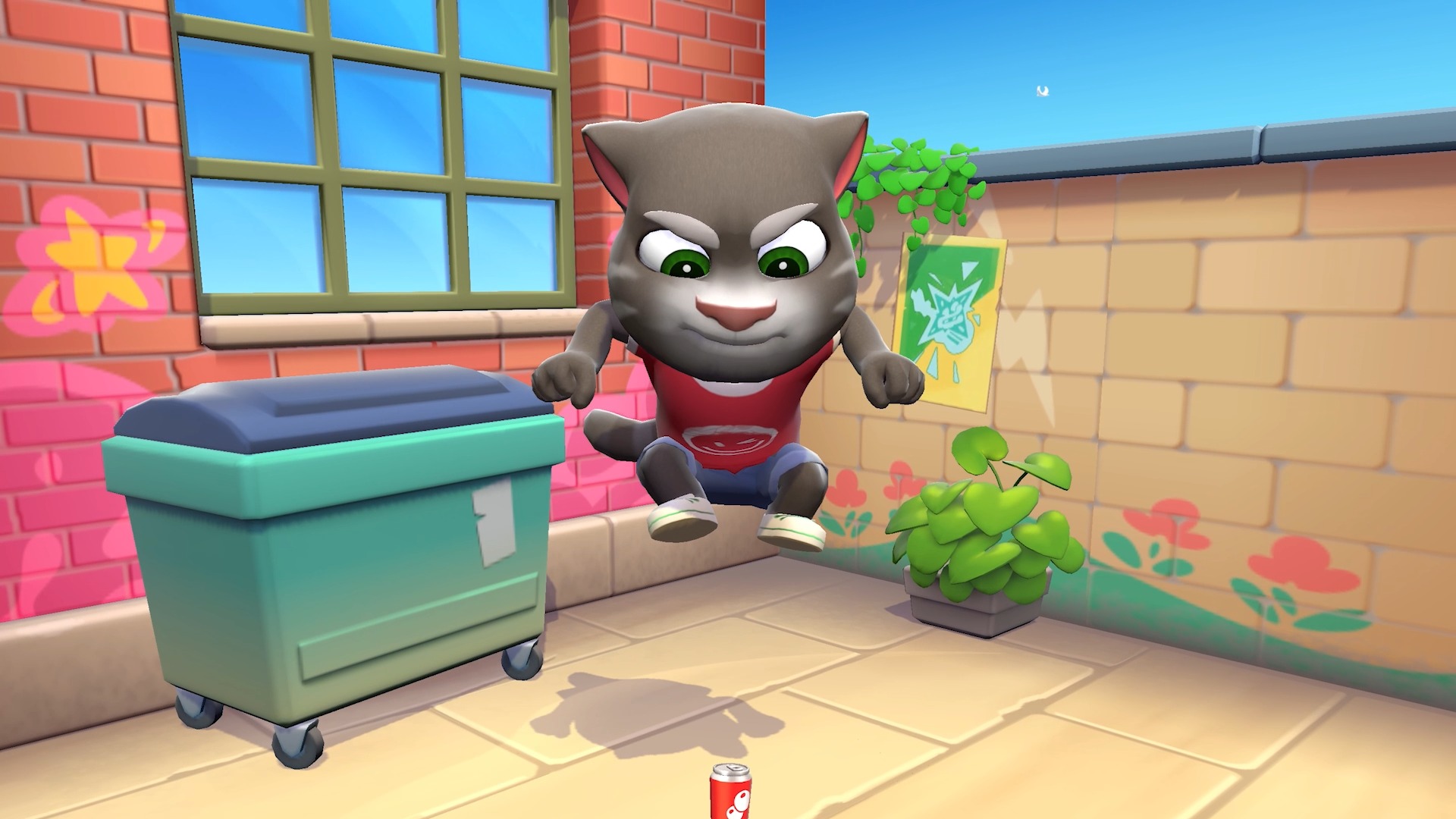 Strong enough to lift, weak enough to rip. 🐱💨 Poke the OG Talking Tom 👉 ...