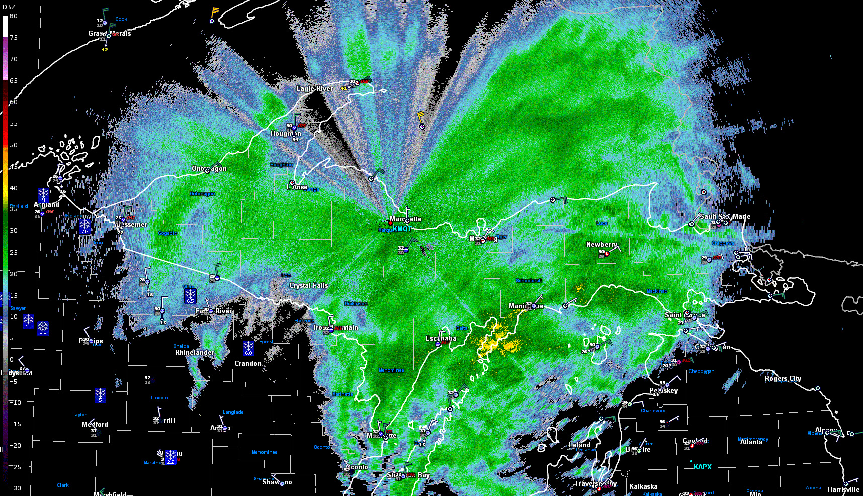 10:06 PM EST Radar Update Widespread wet snow continues across Upper ...