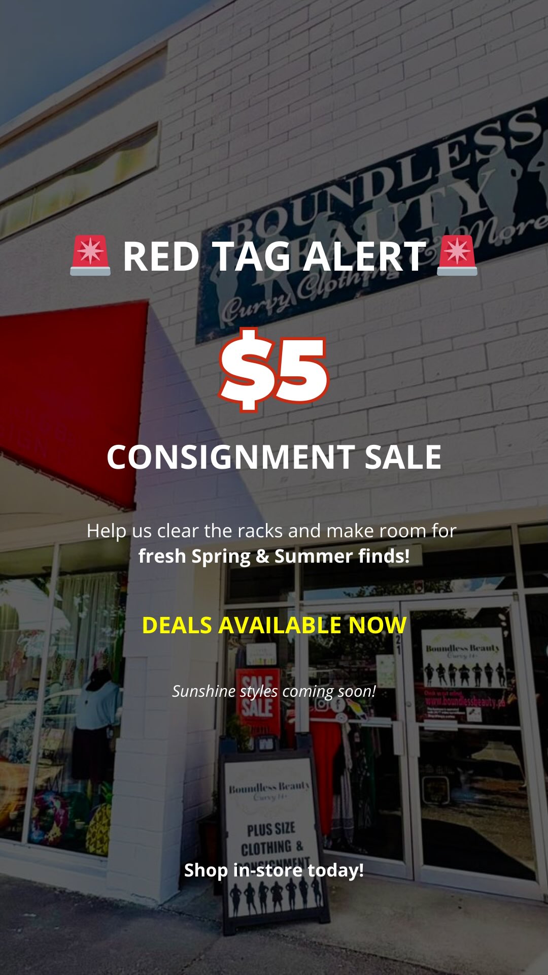 🚨 $𝟓 𝐑𝐞𝐝 𝐓𝐚𝐠 𝐂𝐨𝐧𝐬𝐢𝐠𝐧𝐦𝐞𝐧𝐭 𝐒𝐚𝐥𝐞 𝐒𝐭𝐚𝐫𝐭𝐬 𝐍𝐨𝐰! 🚨 Our biggest consignment ...