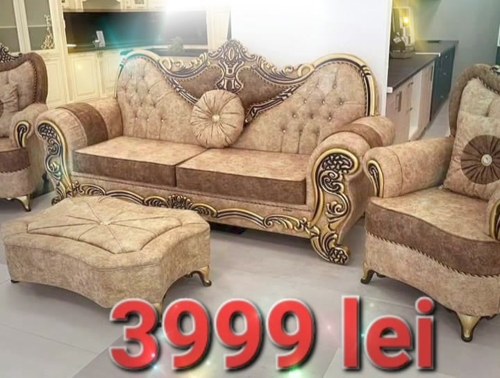 Set living Lux | Set living canapea si 2 Fotolii LUX + masuta - 4999 ...