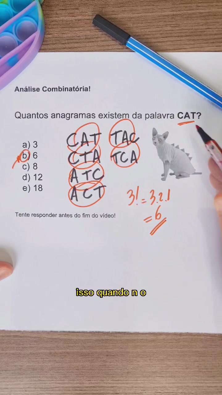 Aprenda anagramas de uma vez por todas!!! #anagramas #Matemática #cat # ...