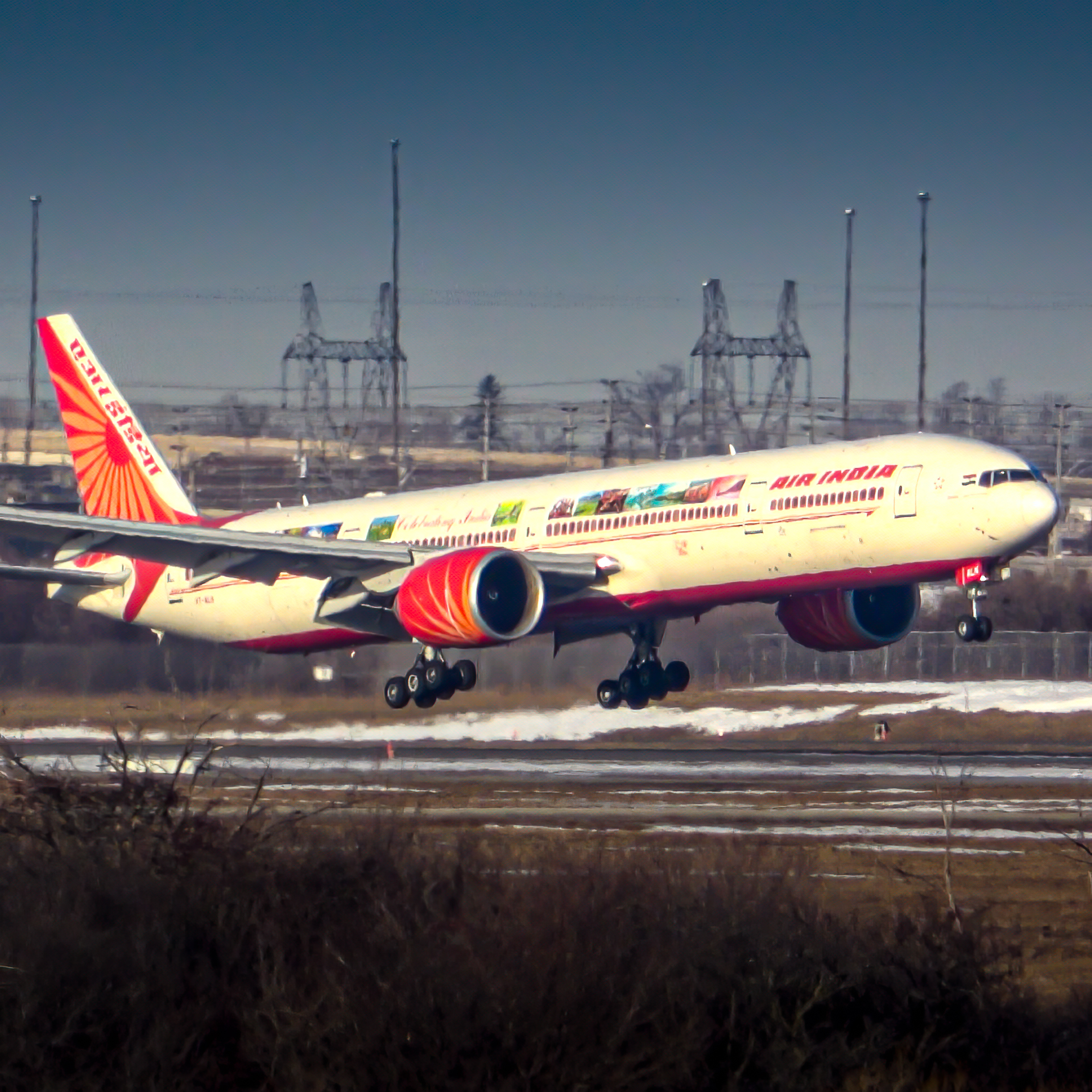 Air India Boeing 777-300ER at YYZ ✈️ . #AirIndia #Boeing #B777