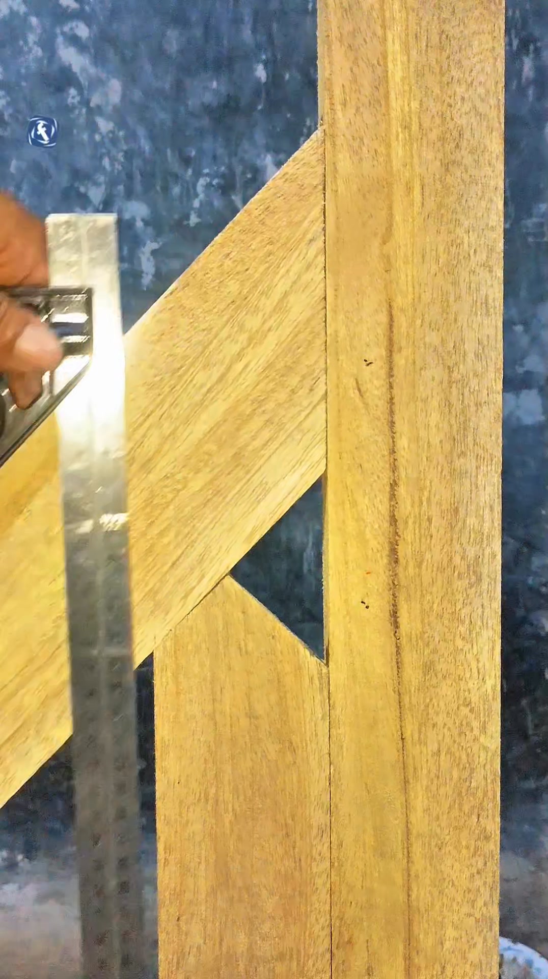 simple way to measure wood angles perfectly #diy #wood #woodworking # ...