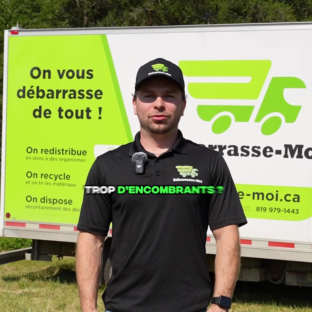 Pas le temps de débarrasser vos encombrants? Débarrasse-moi est là pour ...