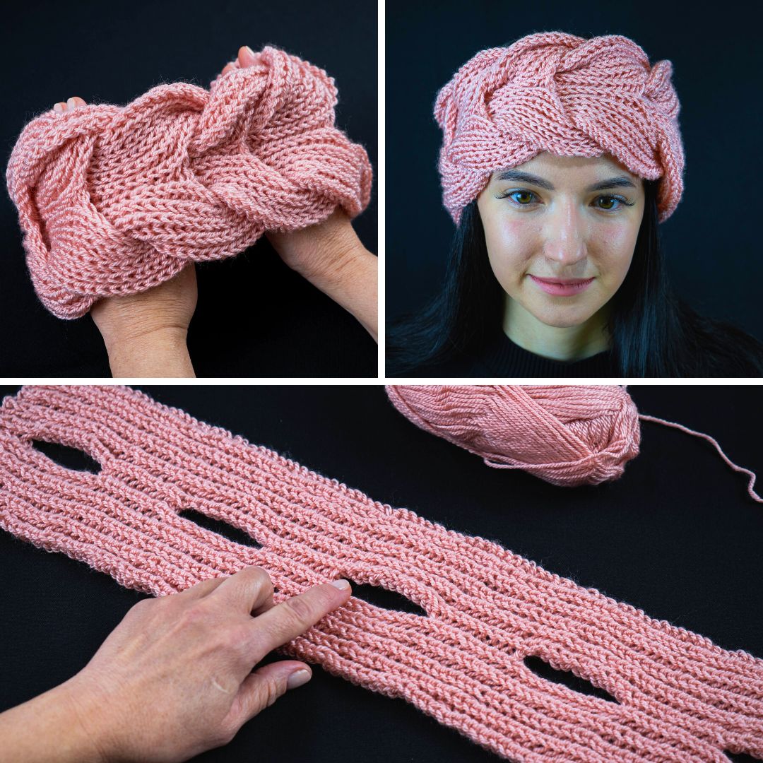 3 Fasce Per Capelli Invernali Lavorate A Maglia | Morbide E Calde Per Donna | Running, Sci, Autunno-Inverno