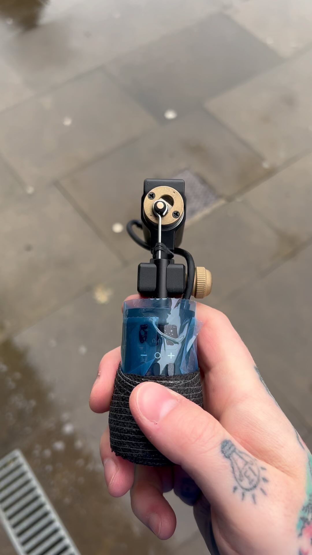 Bishop microangelo v2 tattoo machine polished black