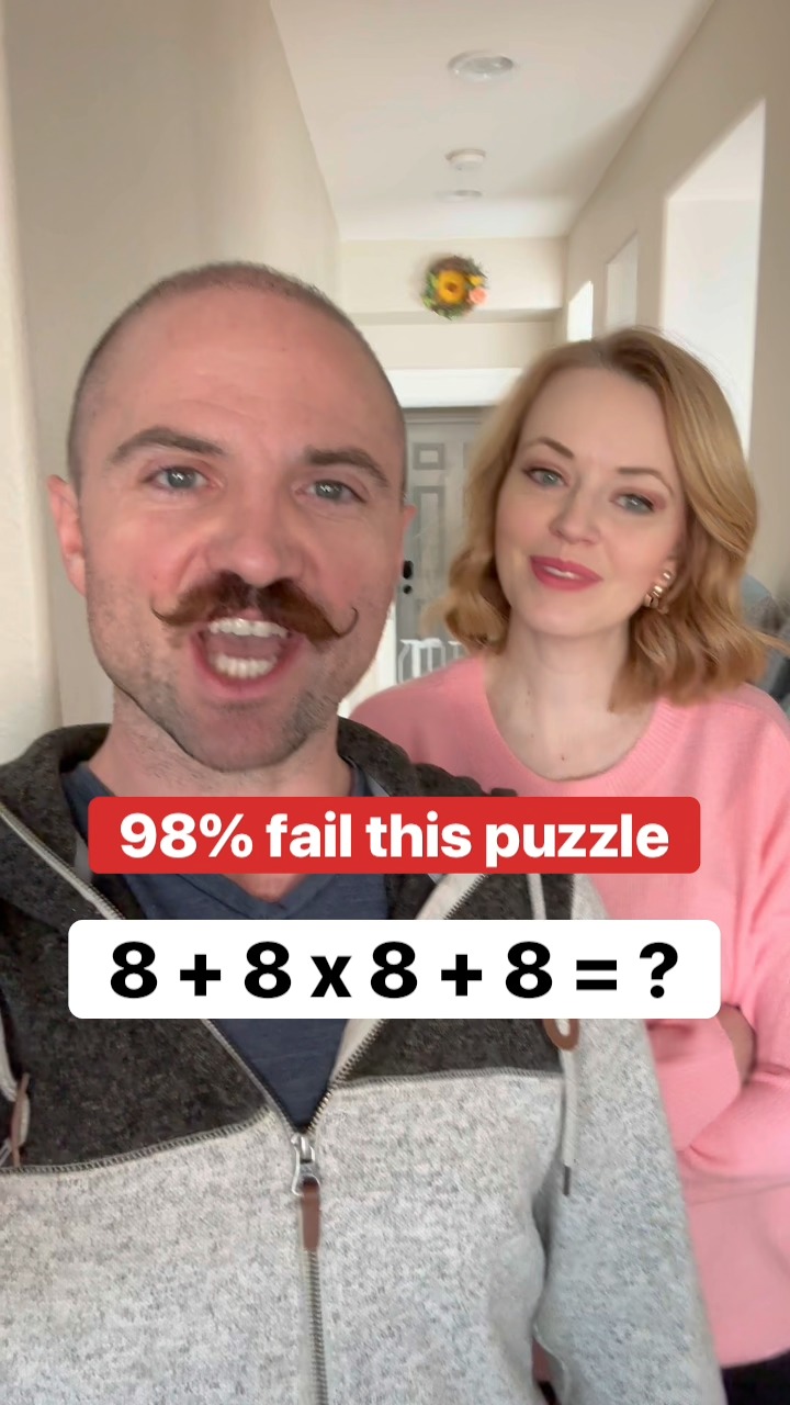 Math stumps his wife #math #Puzzle | At Home with Jennie and Nick ...